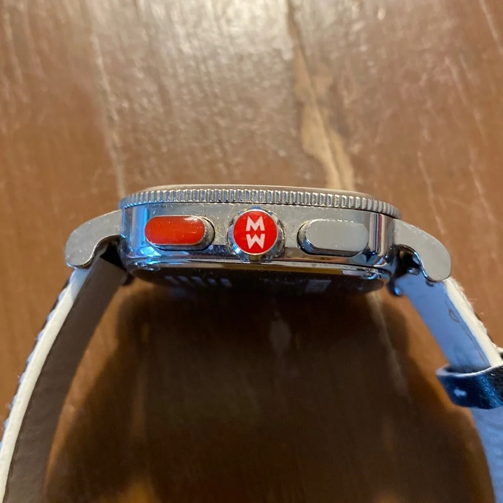 Michele Chronograph square watch face - Picture 6 of 7